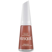 Esmalte Risqué Nude Cremoso Terracota Que Provoca - Hipoalergênico 8ml