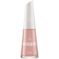 Esmalte Risqué Chik Pop Rosa Claro Cremoso - Hipoalergênico 8ml