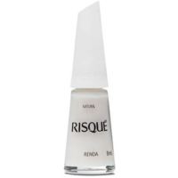 Esmalte Risqué Natural Novo Renda Branco - Hipoalergênico 8ml