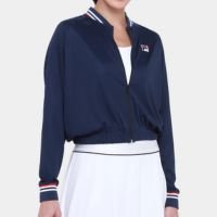 Jaqueta Fila Line Feminina - Marinho+Branco