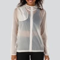 Jaqueta Corta Vento Olympikus Corre Feminina - Off White