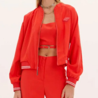 Jaqueta Bomber Com Zíper