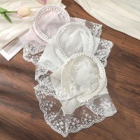 Lenço De Cabeça De Renda Francesa