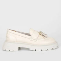 Loafer Couro Santa Lolla Barbicacho Tratorado Feminino