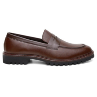 Mocassim Casual Centuria Tratorado Couro Cafe - Cafe