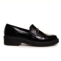 Sapato Mocassim Bebecê Fivela Feminino - Preto