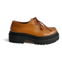 Sapato Feminino Oxford Em Couro Legítimo Mocassim Tendencia