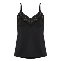 Short Doll Alças Finas Em Renda E Microfibra Love Stories Preto