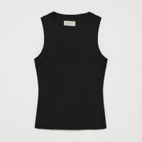 Regata canelada algodão