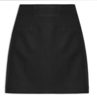 Saia Curta Básica - Preto