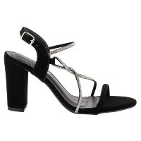 Sandália feminina salto grosso via marte