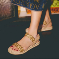 Sandália Rasteira Ráfia Lifestyle