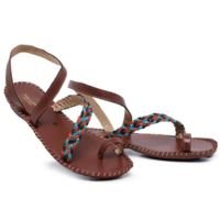 Sandalia Feminina Ortopedica Couro Rasteirinha Artesanal Confortável Cor Ha