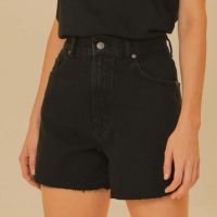 Short Antique Black Jeans