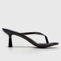 Tamanco VIA UNO Salto Fino Preta