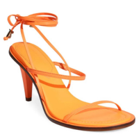 Sandália Couro Nobre Soft Laranja Tangerina