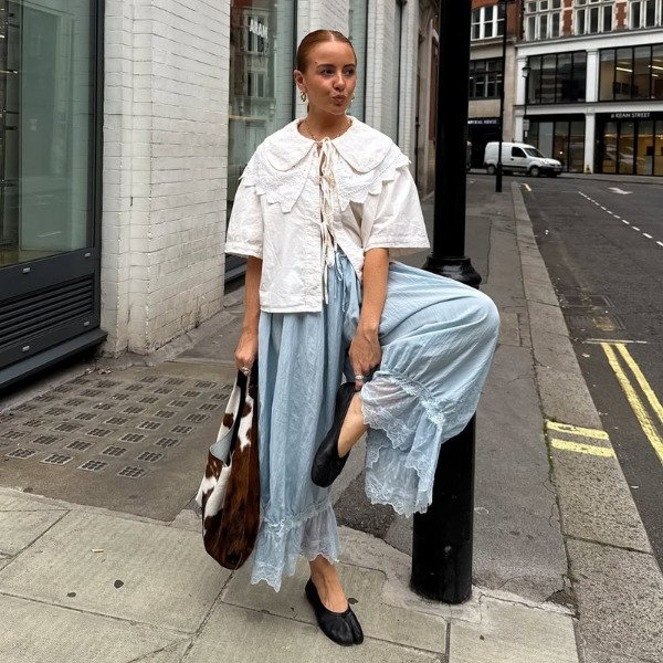 Esqueça a wide leg: a calça bloomer pode ser a próxima febre do street style