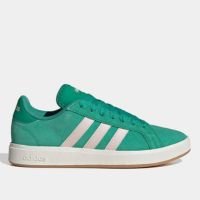 Tênis Adidas Grand Court Base Suede Feminino - Verde