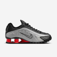 Women\'s Nike Shox R4 Black Metallic Silver