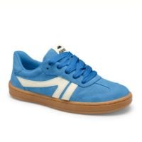 Tênis Casual Em Couro Dakota Lançamento Design Retrô College DA991