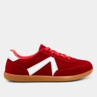 Tênis Vizzano Carmução Feminino - Vermelho+Branco