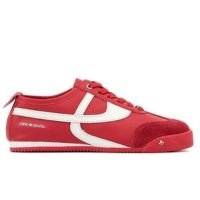 Tênis Feminino Cravo E Canela Couro Vermelho - Vermelho