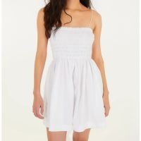 Vestido Curto Lastex Alcinhas