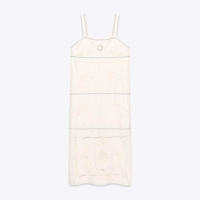 VESTIDO COM BORDADOS E PESPONTOS ZW COLLECTION