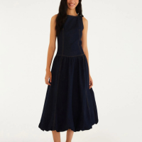 Vestido Jeans Balonê