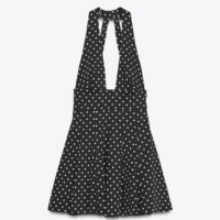 VESTIDO CURTO HALTER DE BOLINHAS