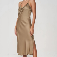 Vestido Midi Slip Dress Anabelly