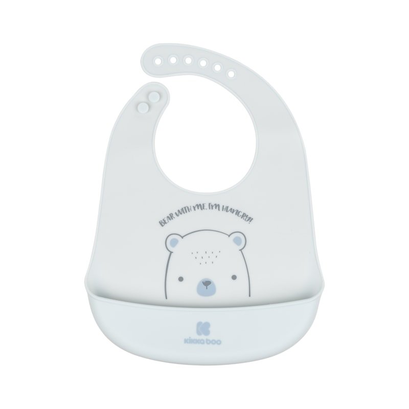 BABADOR DE SILICONE BEAR WITH ME BLUE KB