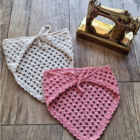 Bandana de Crochê HandMade 100% Algodão