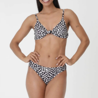 Top Biquíni Estampa Poá Bojo Removível Marisa