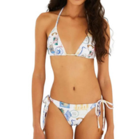 Biquini Lacinho Farm Rio Tropical Vintage - Estampado