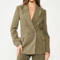 Blazer Slim Manga Longa