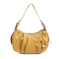 Bolsa feminina de couro amarelo manteiga Rebeca - Zaia