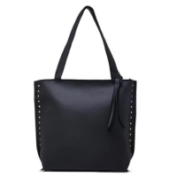 Bolsa Feminina Grande com Alça Transversal Handbag Santucci - Preto