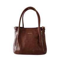 Bolsa feminina Pavão de Ouro original - Marrom Escuro