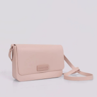 Bolsa Feminina Transversal Rosa Claro