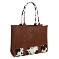 Bolsa feminina vintage com estampa de vaca Montana West Wrangler