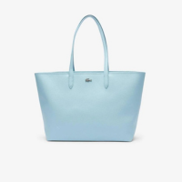 Bolsa Lacoste Tote Anna com zíper Feminina - Azul Claro