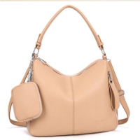 Bolsa Mochila Grande De Ombro e Transversal Feminina De Couro PU B303 TM903