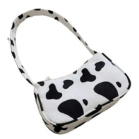 Bolsa pequena de ombro mão tecido zíper animais feminina - Modas Fagundes