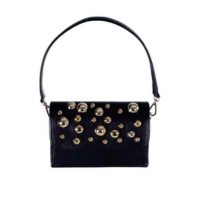 Bolsa Feminina Zariff Cora com Maxi Esferas Preto Incolor