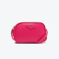 Bolsa Tiracolo Pequena Couro Pink