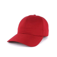 Boné Trucker Adulto Unissex Liso basico Aba Curva Ajustável - Vermelho
