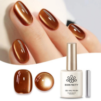 BORN PRETTY 15ml Moonlight Cat Magnético Eye Gel Esmalte Cor Marrom UV Semi
