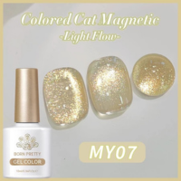 BORN PRETTY 9D Olhos De Gato Gel Magnético Esmalte Brilho UV LED Verniz Man