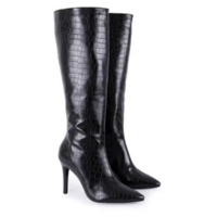 Bota feminina cano longo salto alto fino - Taty Morena calçados